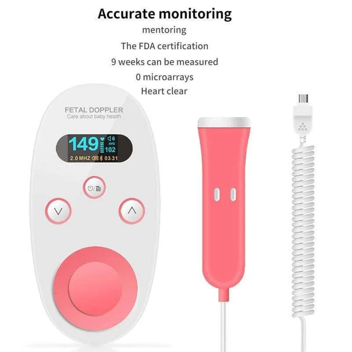 HeartbeatTrack Baby Fetal Doppler