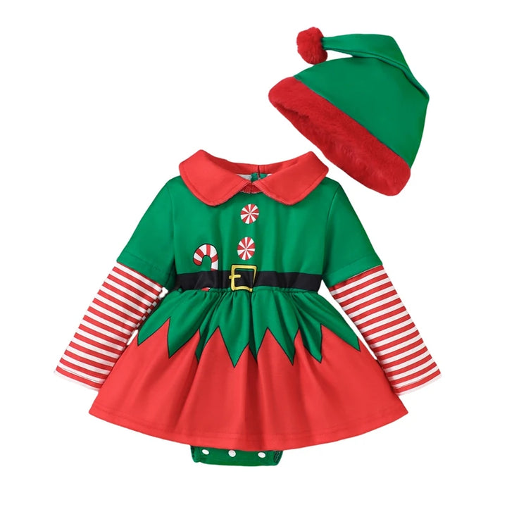 Snuggish Baby Girls Elf Costume Outfit