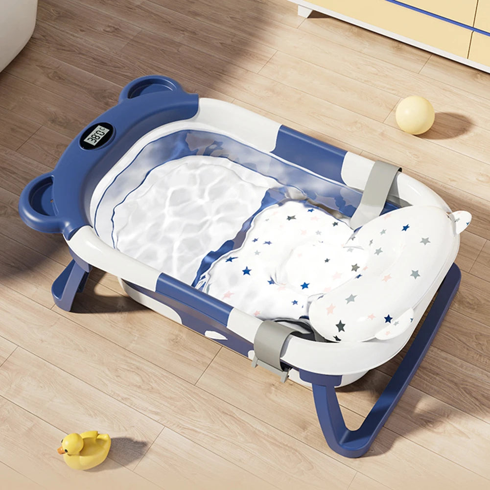 Newborn Bathing Tub Real-Time Temperature Display