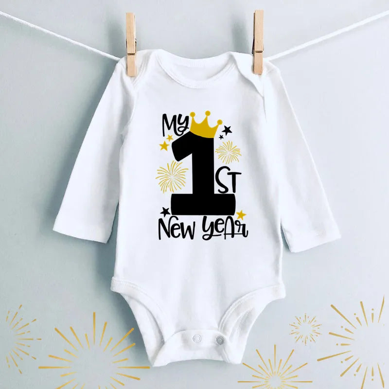 Snuggish It Is My 1st New Year Baby Romper