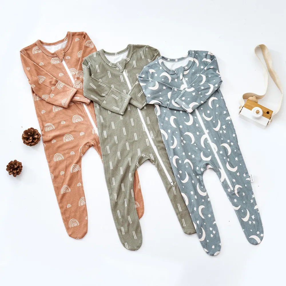 Baby Romper/Jumpsuit Pajamas Bamboo Cotton