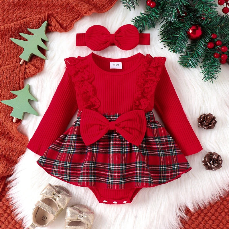 Snuggish Pudcoco Christmas Baby Girl Outfits