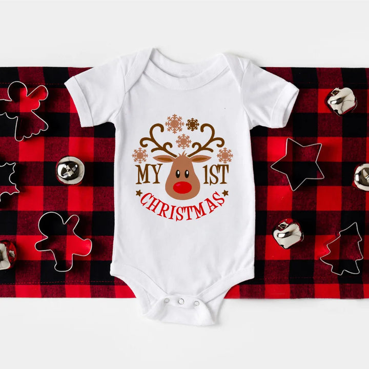 Snuggish My 1st Christmas Baby Bodysuit