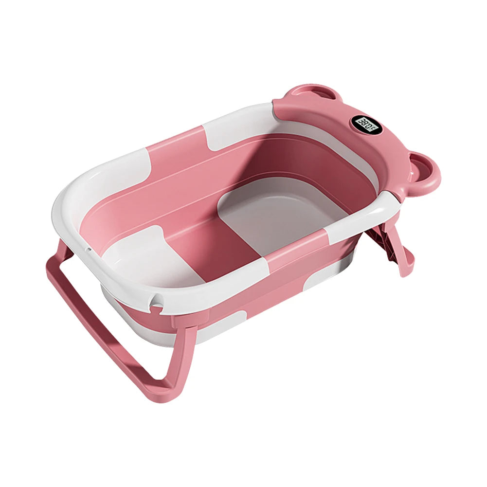 Newborn Bathing Tub Real-Time Temperature Display