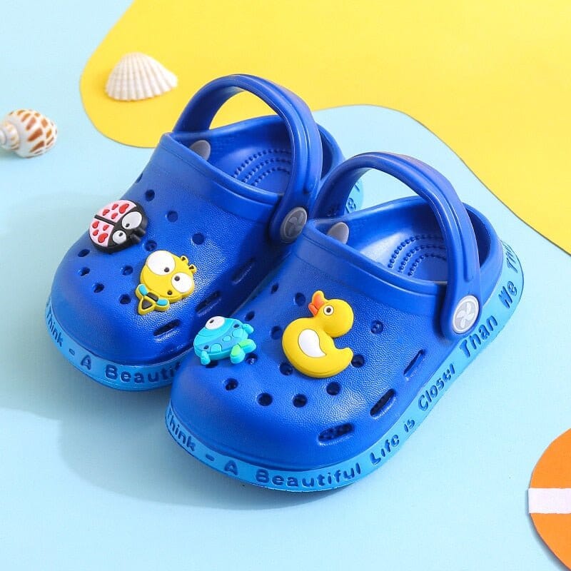 Baby Clogs with Bear-Duck Animal Stickers