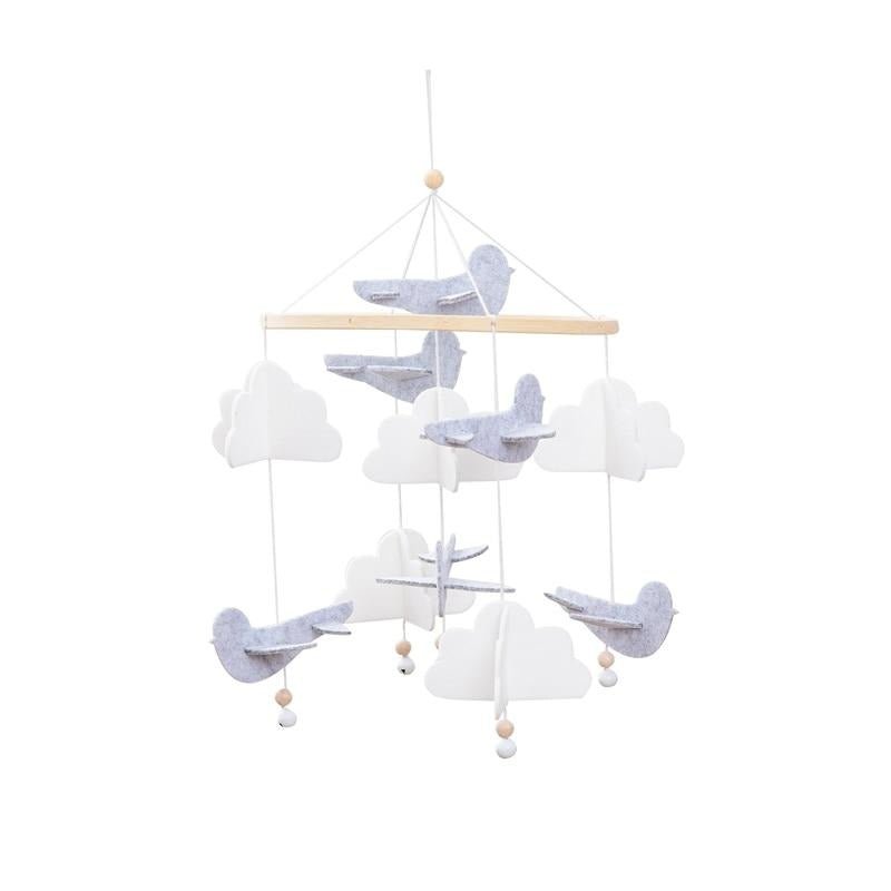 Baby Crib Mobile Cotton & Wood