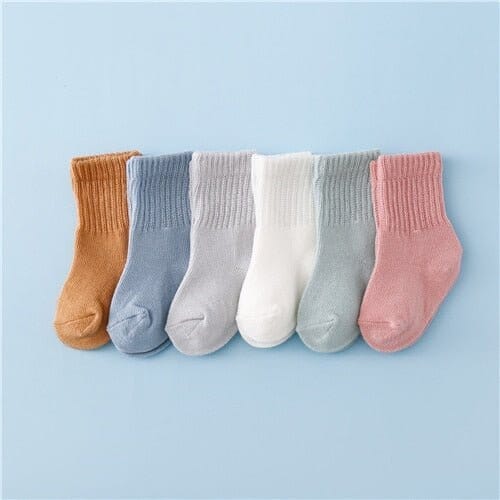 Cotton Baby Socks – Pack of 6