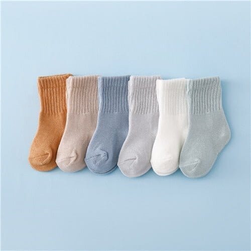 Cotton Baby Socks – Pack of 6