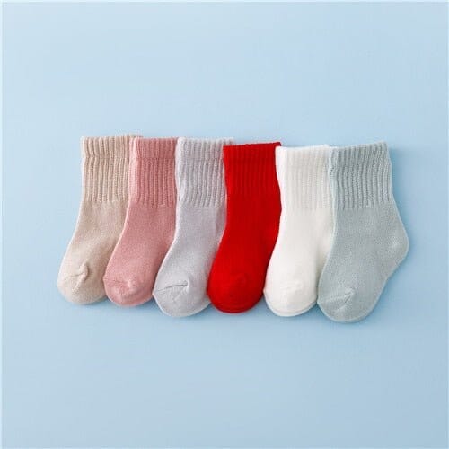 Cotton Baby Socks – Pack of 6