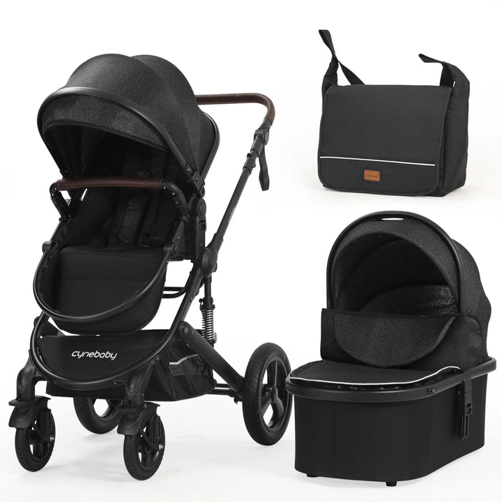 Cynebaby 2 in 1 Convertible Cradle Pram or Stroller