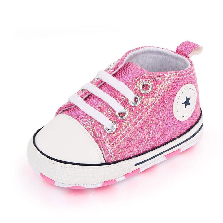 Girls' Bling Canvas Baby Shoes