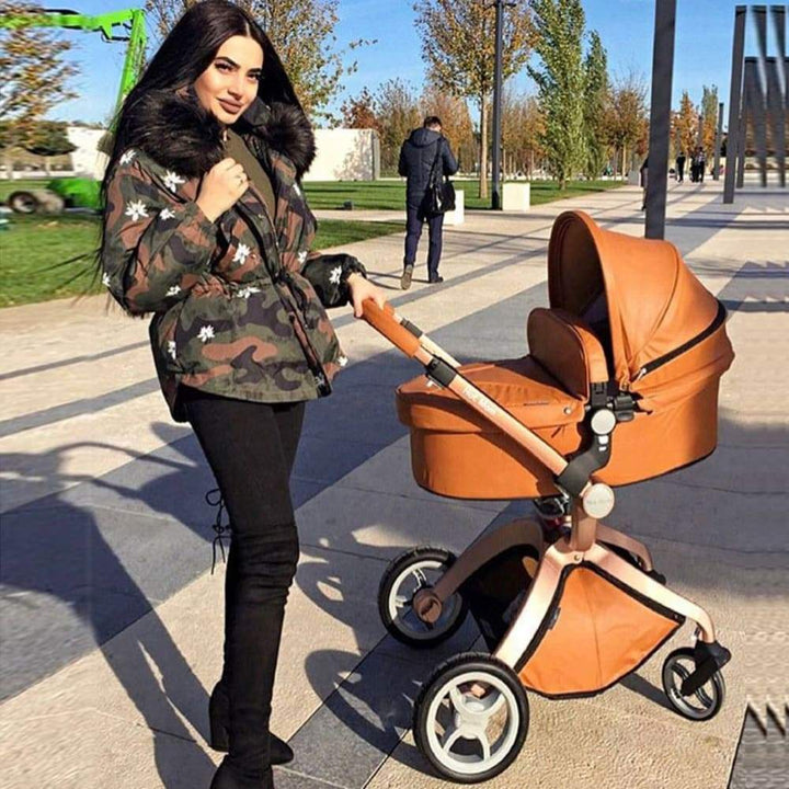 Hot Mom™ Luxurious 360° 2 in 1 Baby Stroller