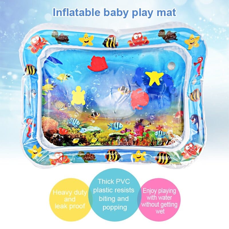 Inflatable Baby Water Play Mat - Sensory Development & Muscle Growth Aid