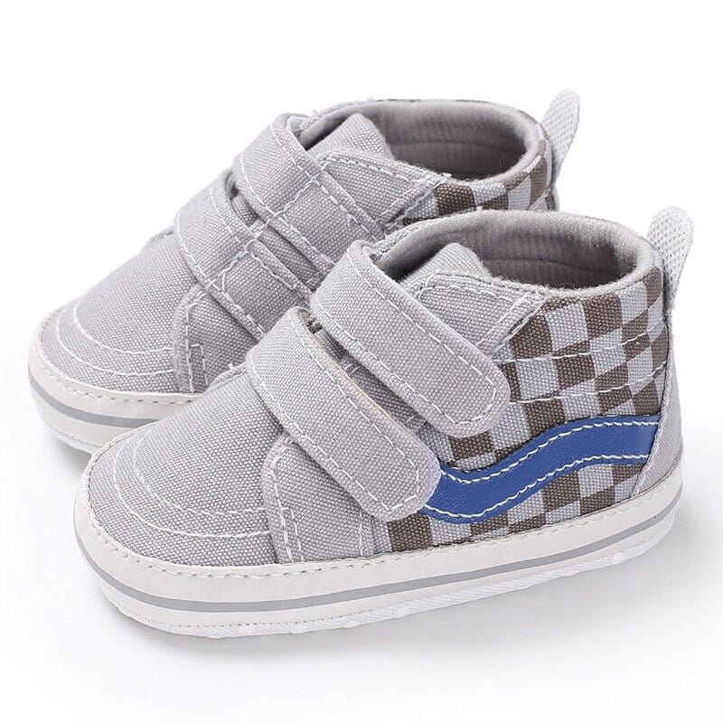 Mix & Max Non-Slip Fabric Sneakers for Babies