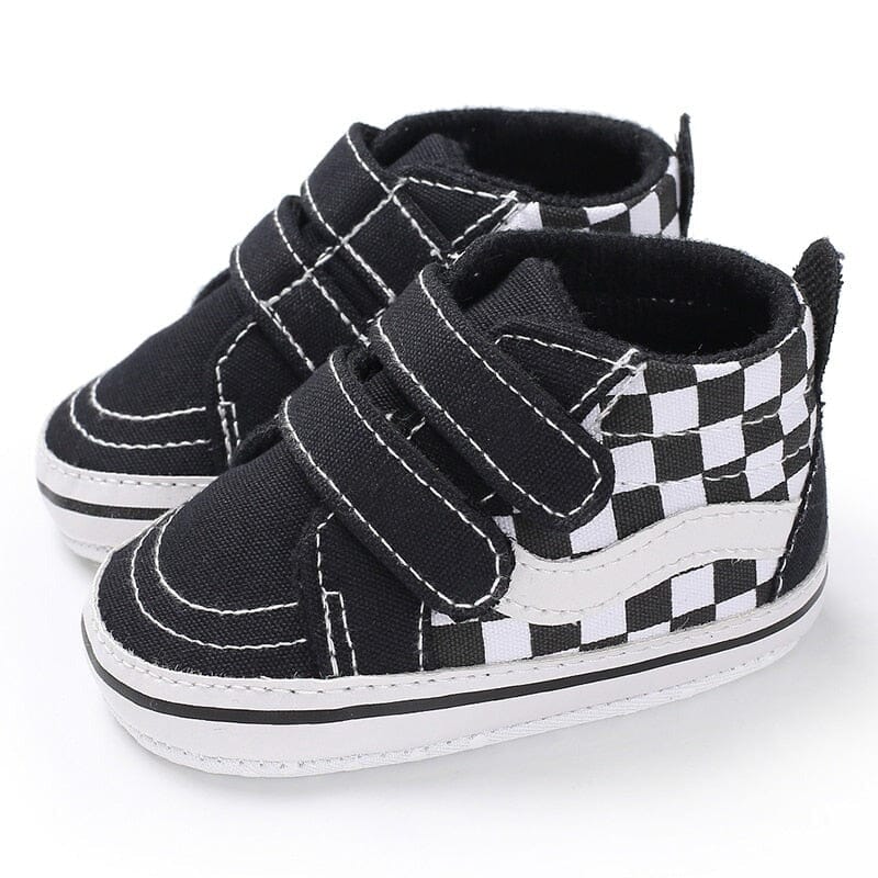 Mix & Max Non-Slip Fabric Sneakers for Babies