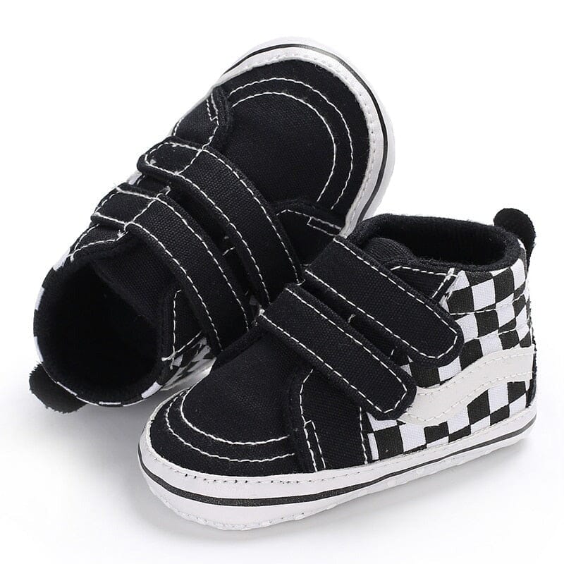 Mix & Max Non-Slip Fabric Sneakers for Babies