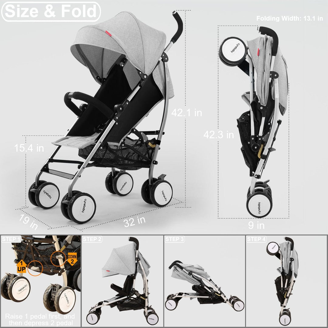 CynaBaby™ New Variant Light-Weight Baby Stroller